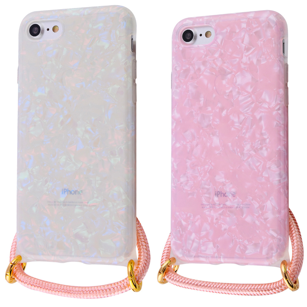 Confetti Jelly Case with Cord (TPU) iPhone 7/8/SE 2