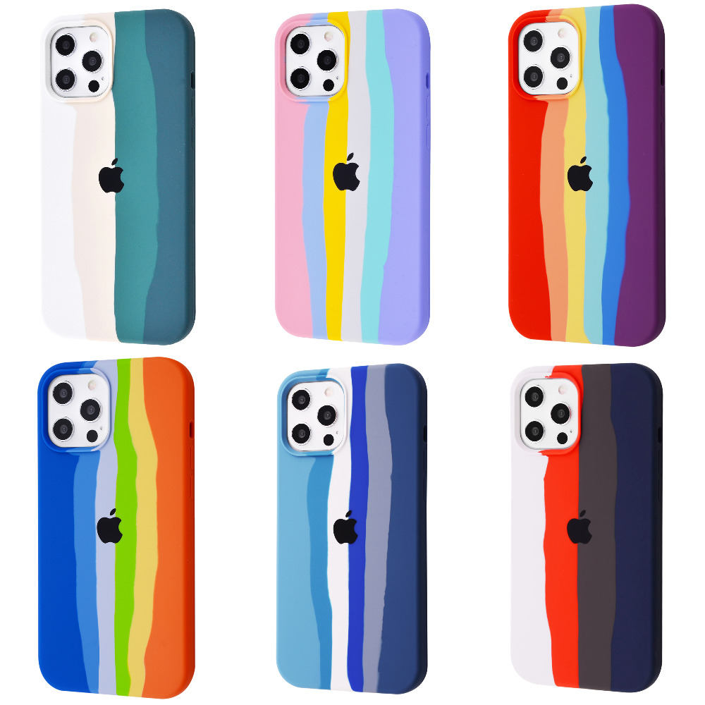 Rainbow Silicone Case iPhone 12 Pro Max