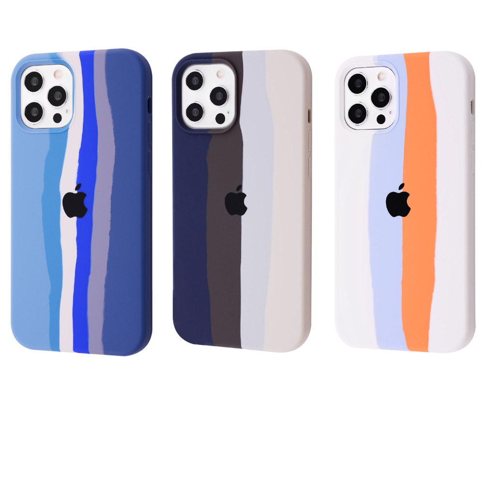 Rainbow Silicone Case iPhone 12/12 Pro