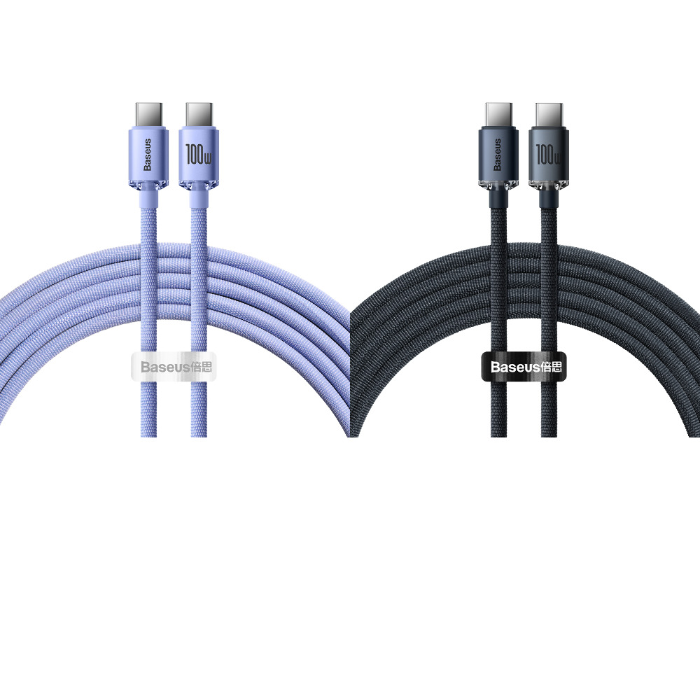 Cable Baseus Crystal Shine Series Type-C to Type-C 100W (2m)