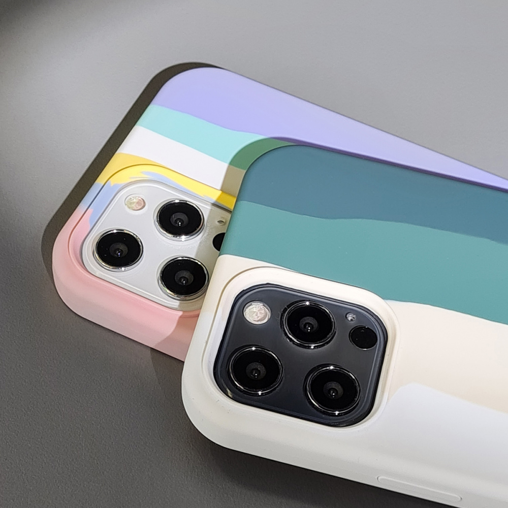 Rainbow Silicone Case iPhone 7/8/SE 2 - фото 3