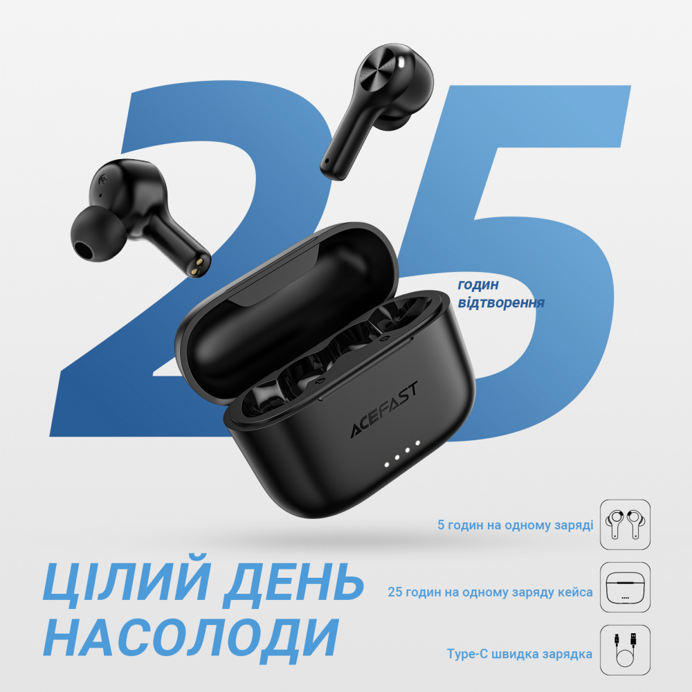 Wireless Earphones Acefast T1 TWS - фото 6