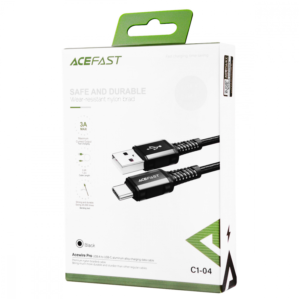 Cable Acefast C1-04 Type-C 3.0A (1.2m)