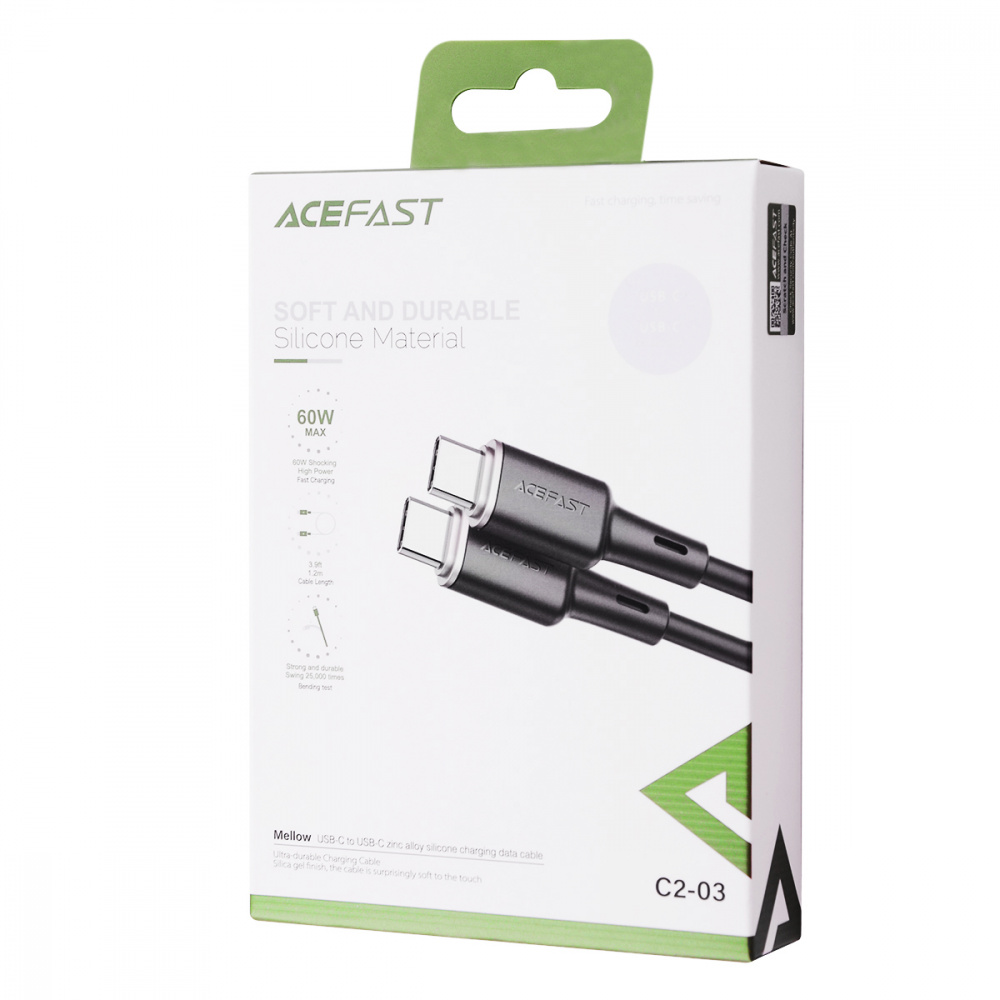 Cable Acefast C2-03 Type-C to Type-C 60W (1.2m)