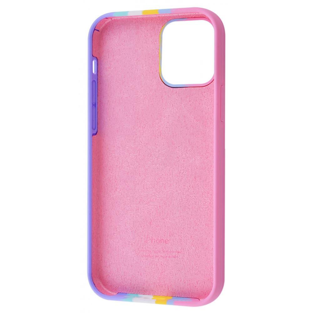 Rainbow Silicone Case iPhone 12/12 Pro - фото 10