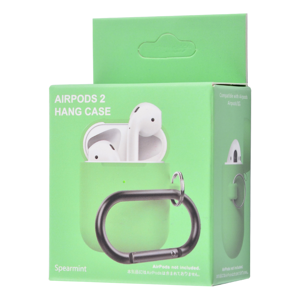 Silicone Case Slim with Carbine for AirPods 2 - фото 1