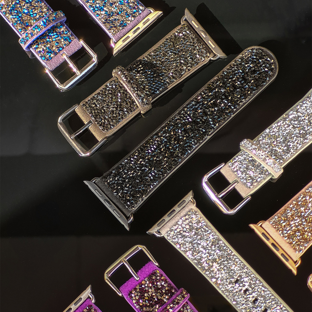 Strap for Apple Watch Bling World Grainy Diamonds 42 mm/44 mm - фото 2