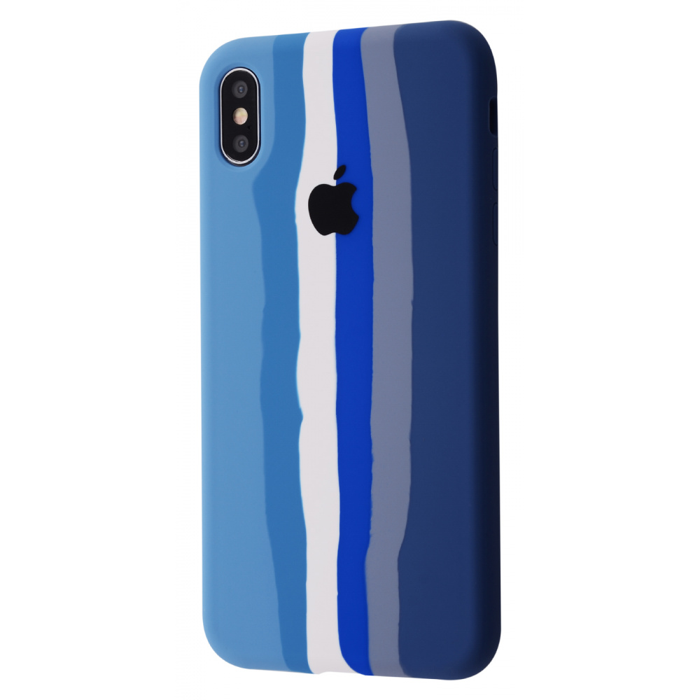 Rainbow Silicone Case iPhone Xs Max - фото 4