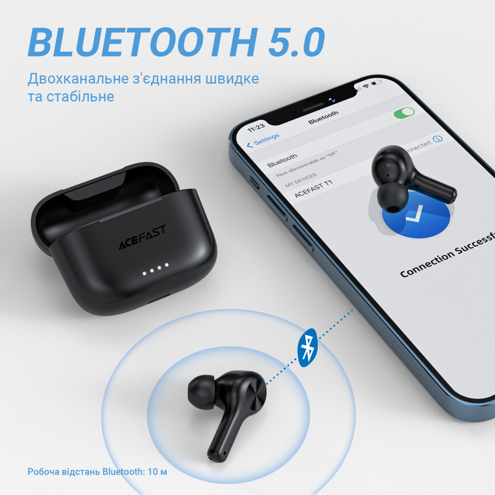 Wireless Earphones Acefast T1 TWS - фото 7