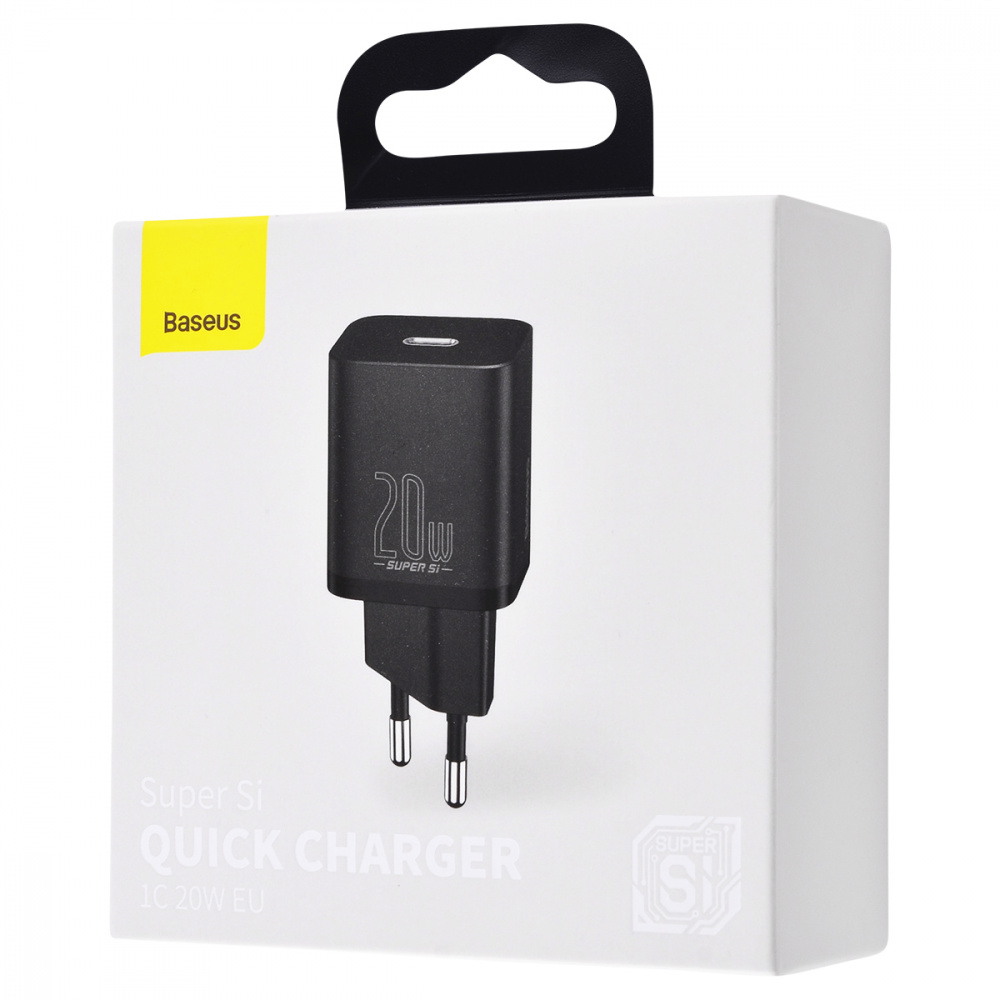 Wall Charger Baseus Super Silicone PD Charger 20W (1Type-C) - фото 1