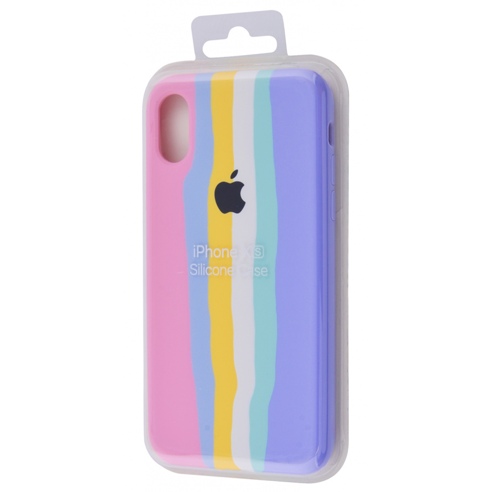 Rainbow Silicone Case iPhone X/Xs