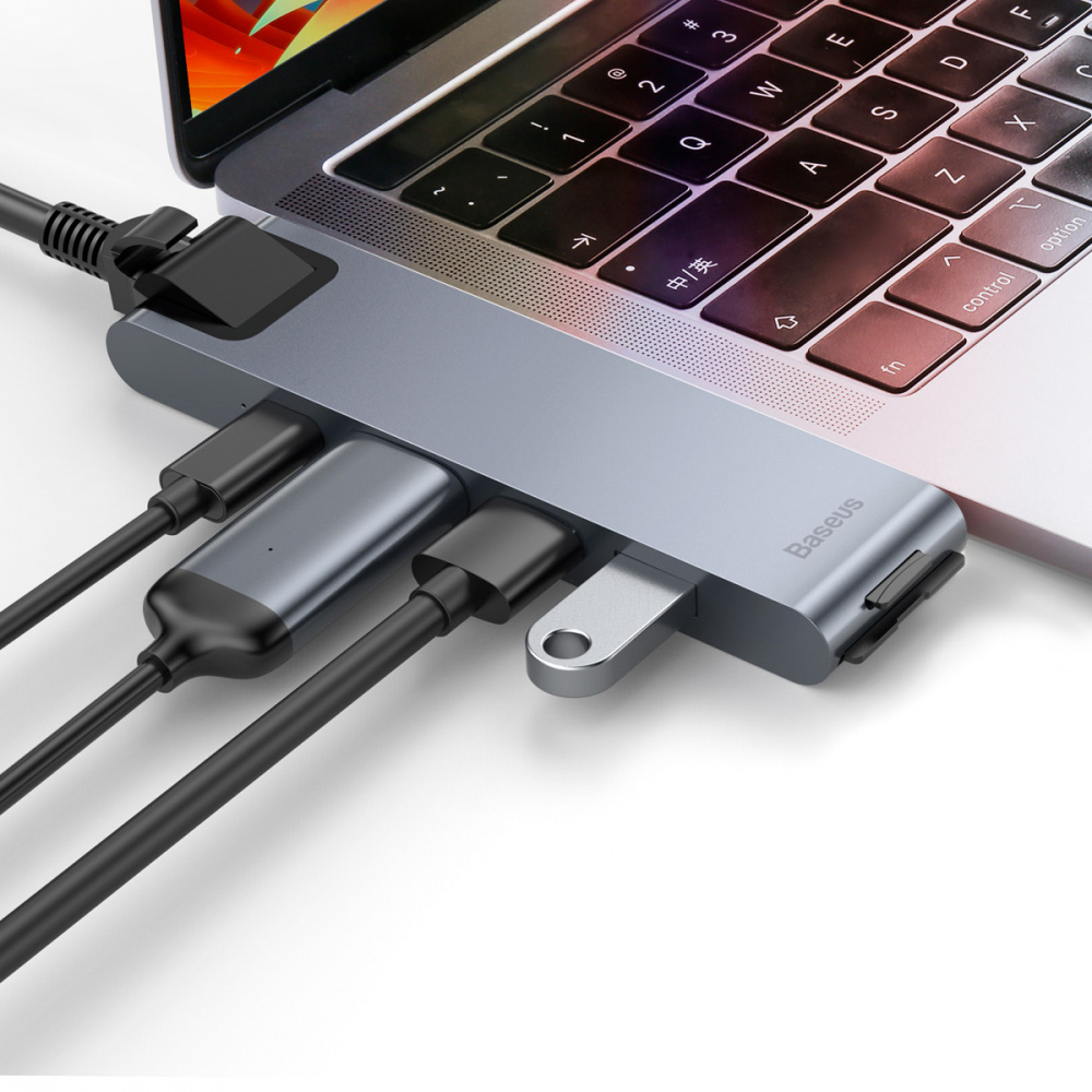 USB-Hub Baseus Thunderbolt C 7-in-1 - фото 5