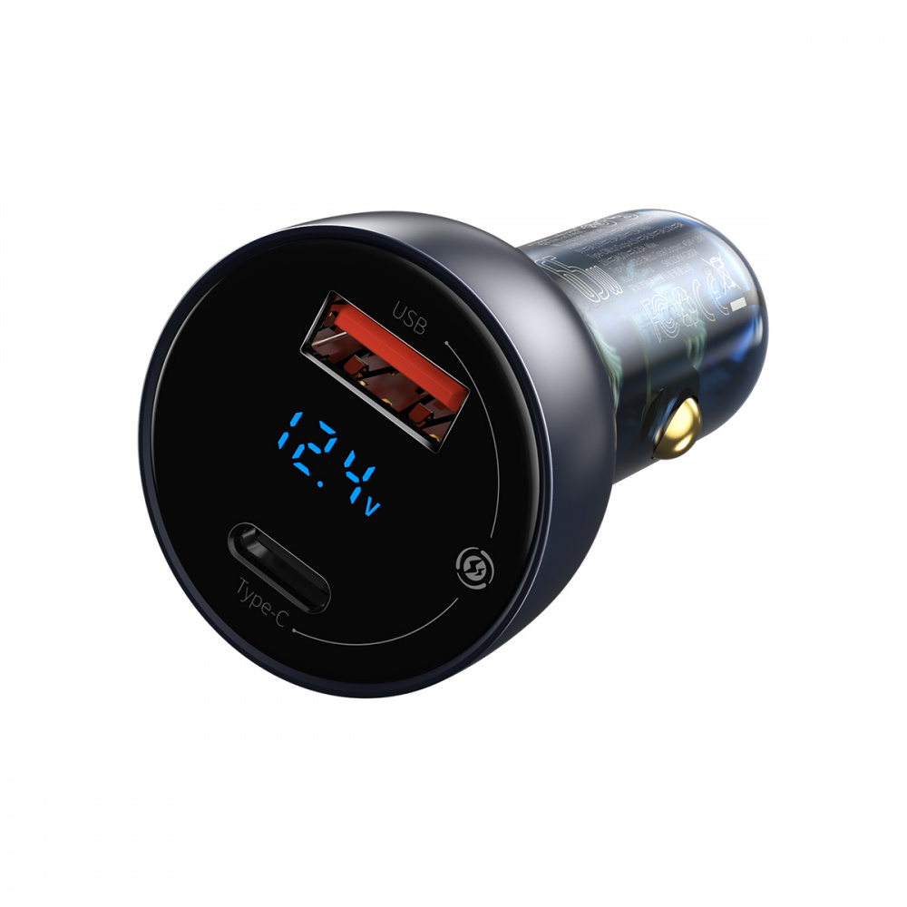 Car Charger Baseus Particular Digital Display PPS Dual Quick Charger 65W USB + Type-C - фото 8