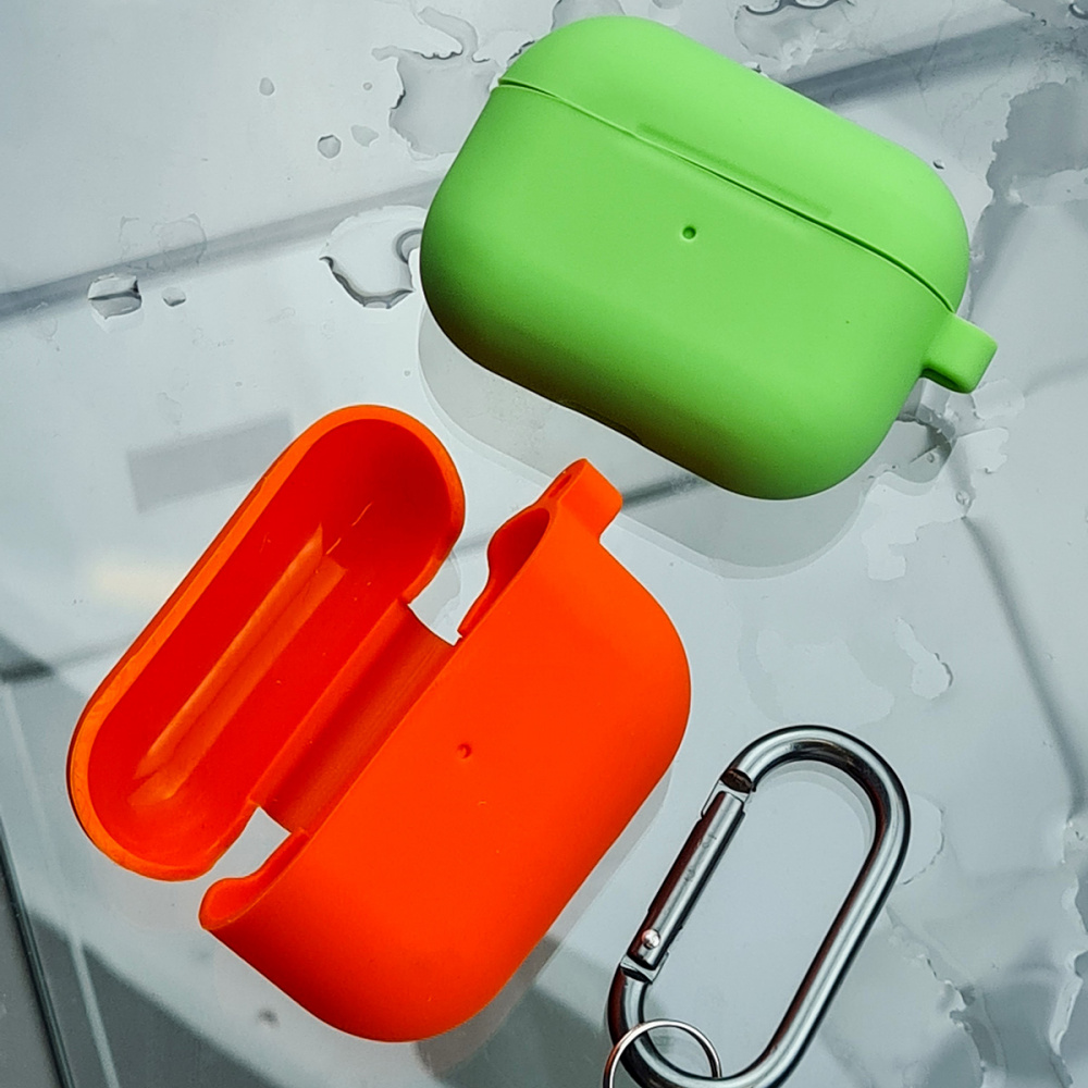 Silicone Case Slim with Carbine for AirPods Pro - фото 1