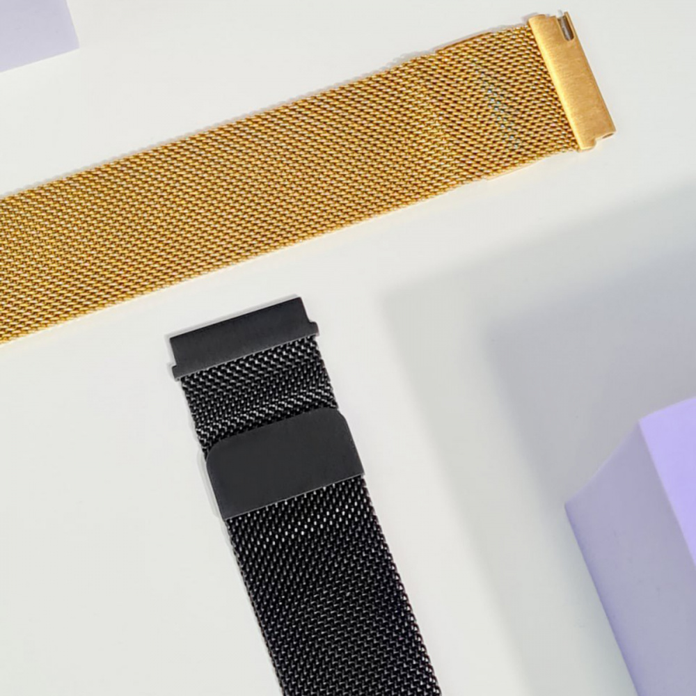 Strap for Xiaomi Amazfit/Samsung Milanese Loop 20 mm - фото 9