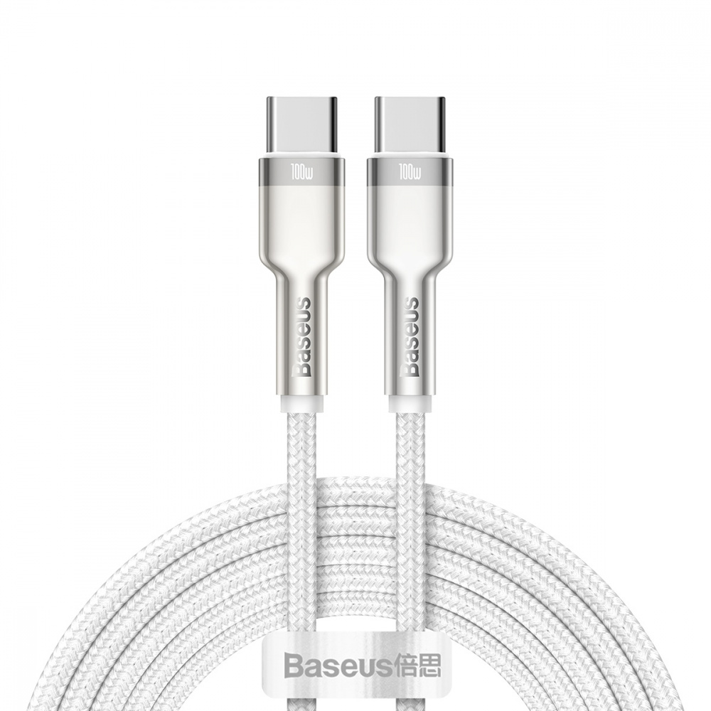 Cable Baseus Cafule Metal Type-C to Type-C 100W (2m) - фото 2