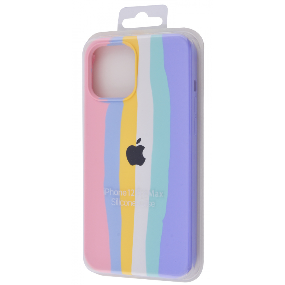 Rainbow Silicone Case iPhone 12 Pro Max - фото 3