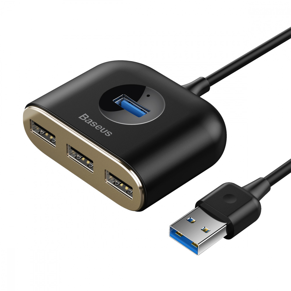 USB-Hub Baseus Square Round USB to USB 3.0 + 3USB 2.0 (1m) - фото 2