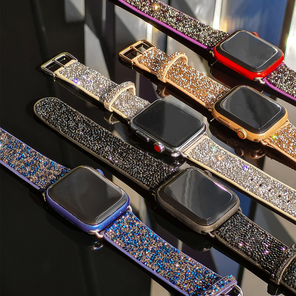 Strap for Apple Watch Bling World Grainy Diamonds 42 mm/44 mm - фото 3