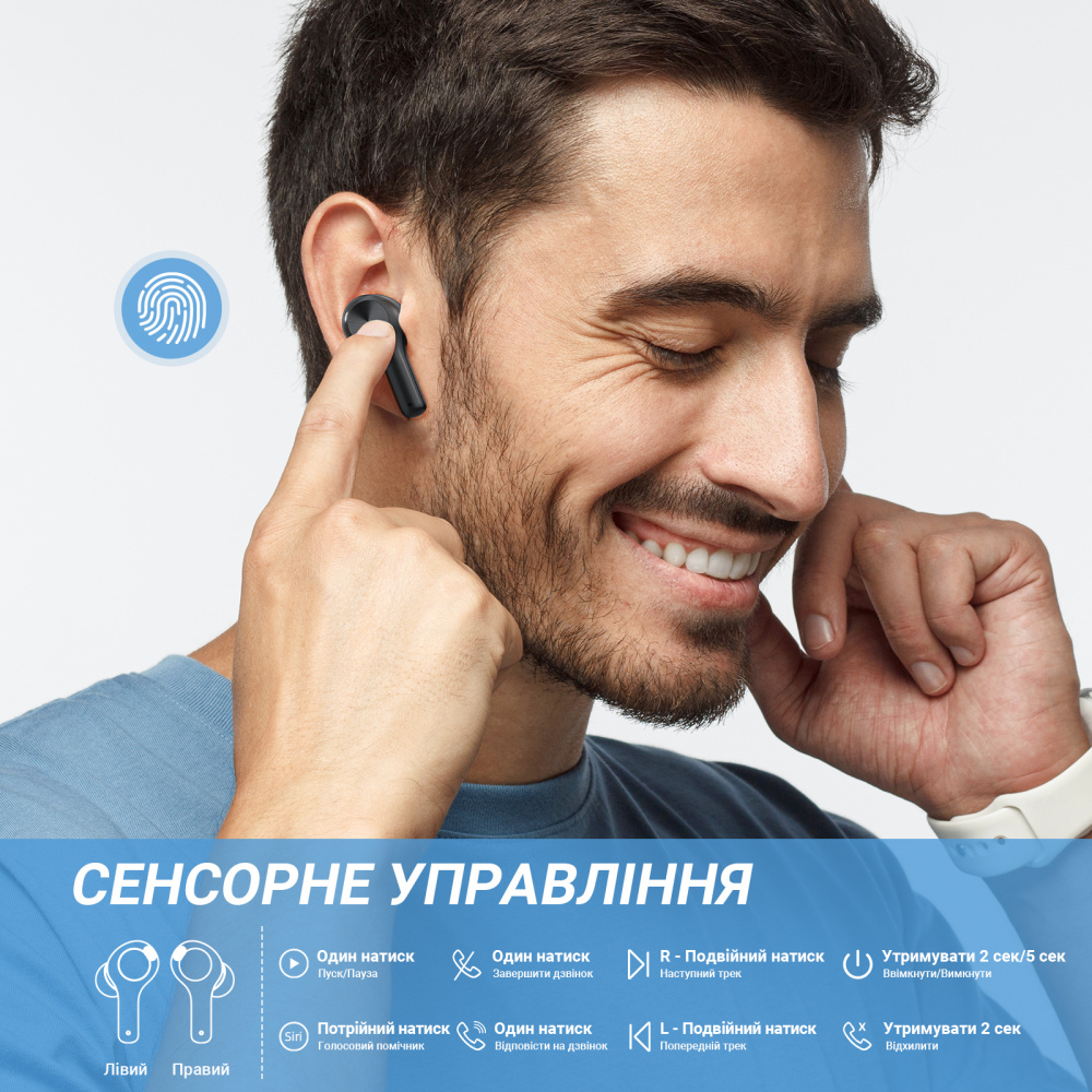 Wireless Earphones Acefast T1 TWS - фото 5