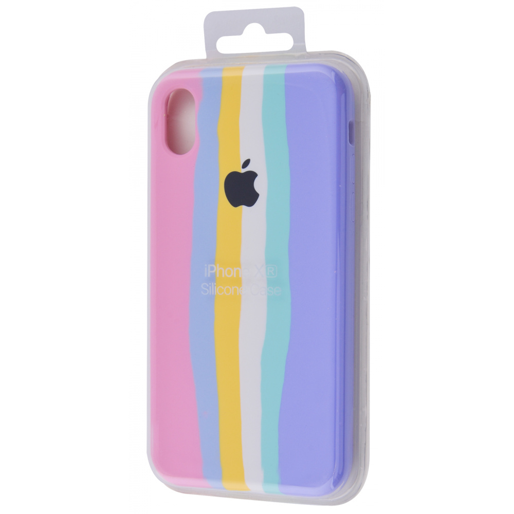 Rainbow Silicone Case iPhone Xr