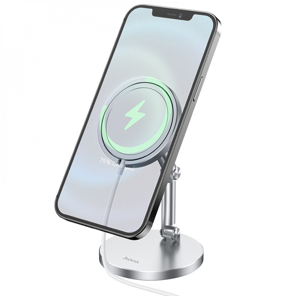 Magnetic wireless charging stand Hoco PH39 Daring - фото 4