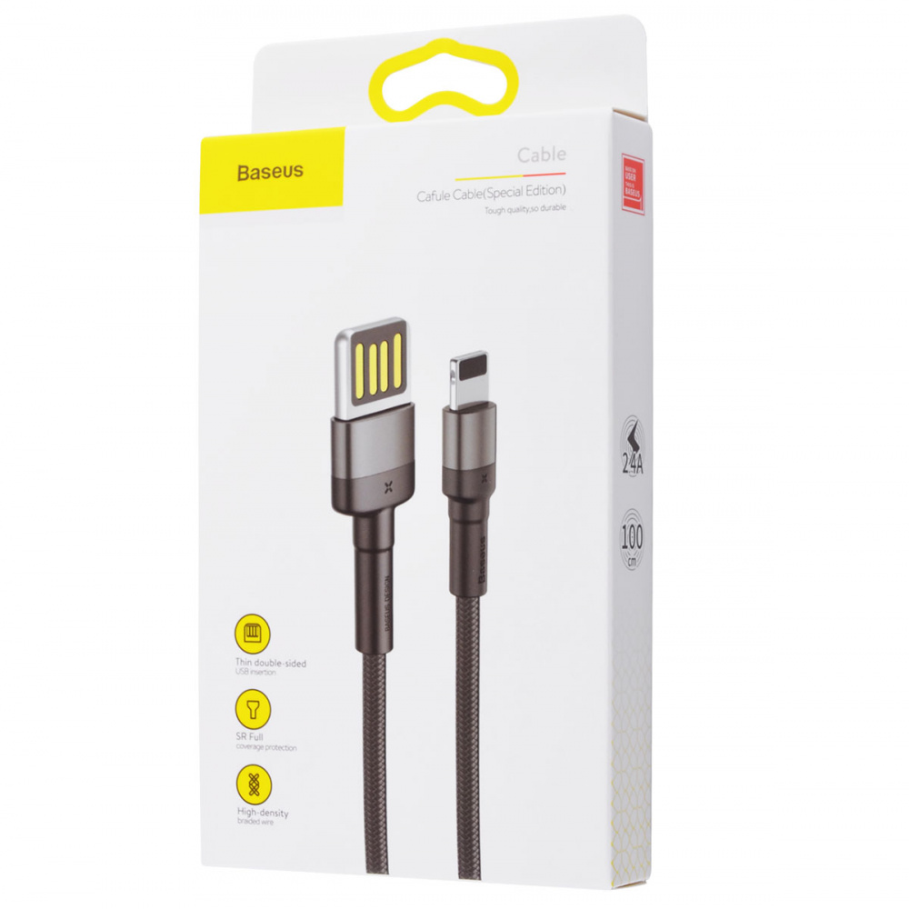 Cable Baseus Cafule Lightning Special Edition 2.4A (1m) - фото 7