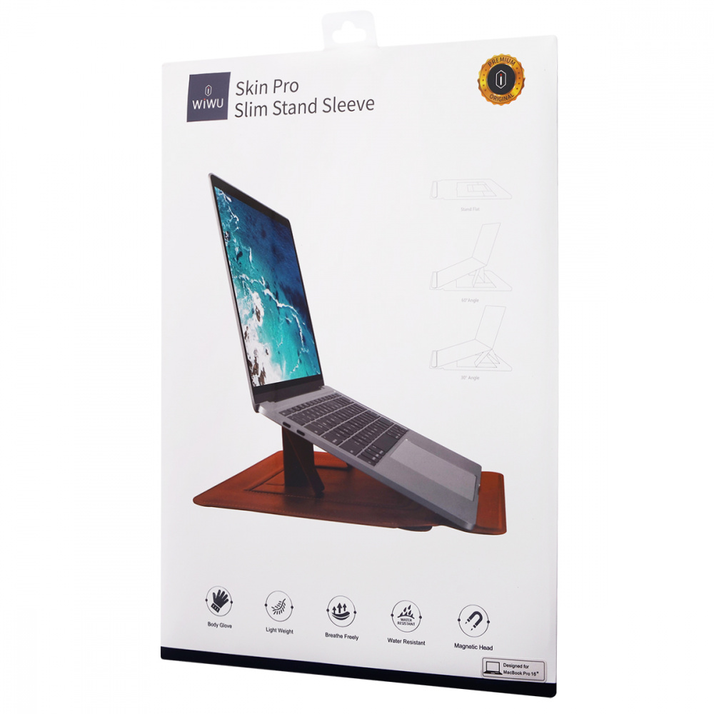 WIWU Skin Pro Portable Stand Sleeve for MacBook 16" - фото 1