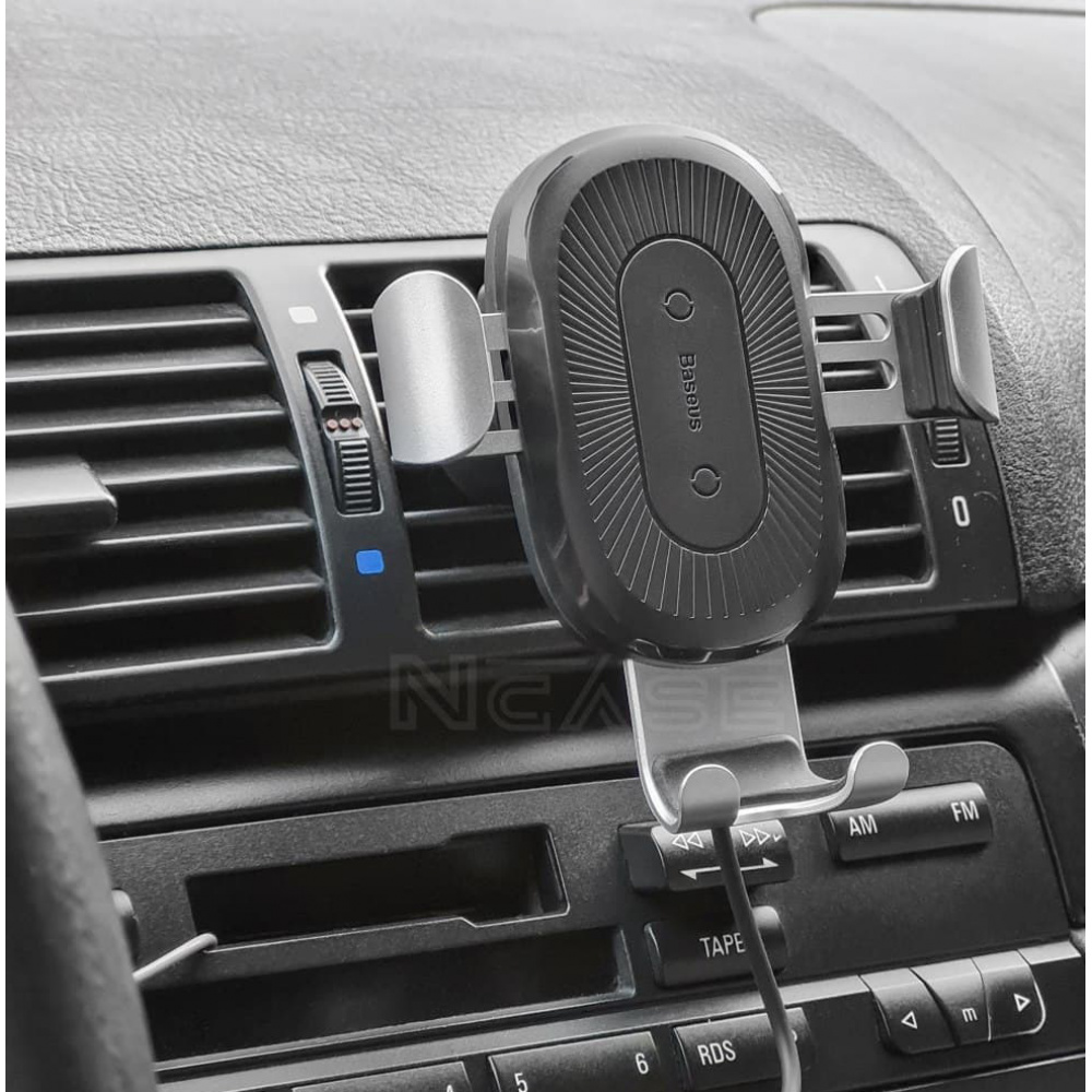 Wireless Charging Car Holder Baseus Gravity Car Mount (Air Outlet Version) 1.67A 10W - фото 7