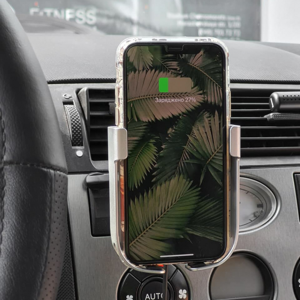 Wireless Charging Car Holder Baseus Rock-Solid Electric Holder - фото 4