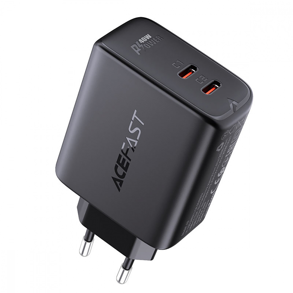 Wall Charger Acefast A9 PD 40W (2 Type-C) - фото 3