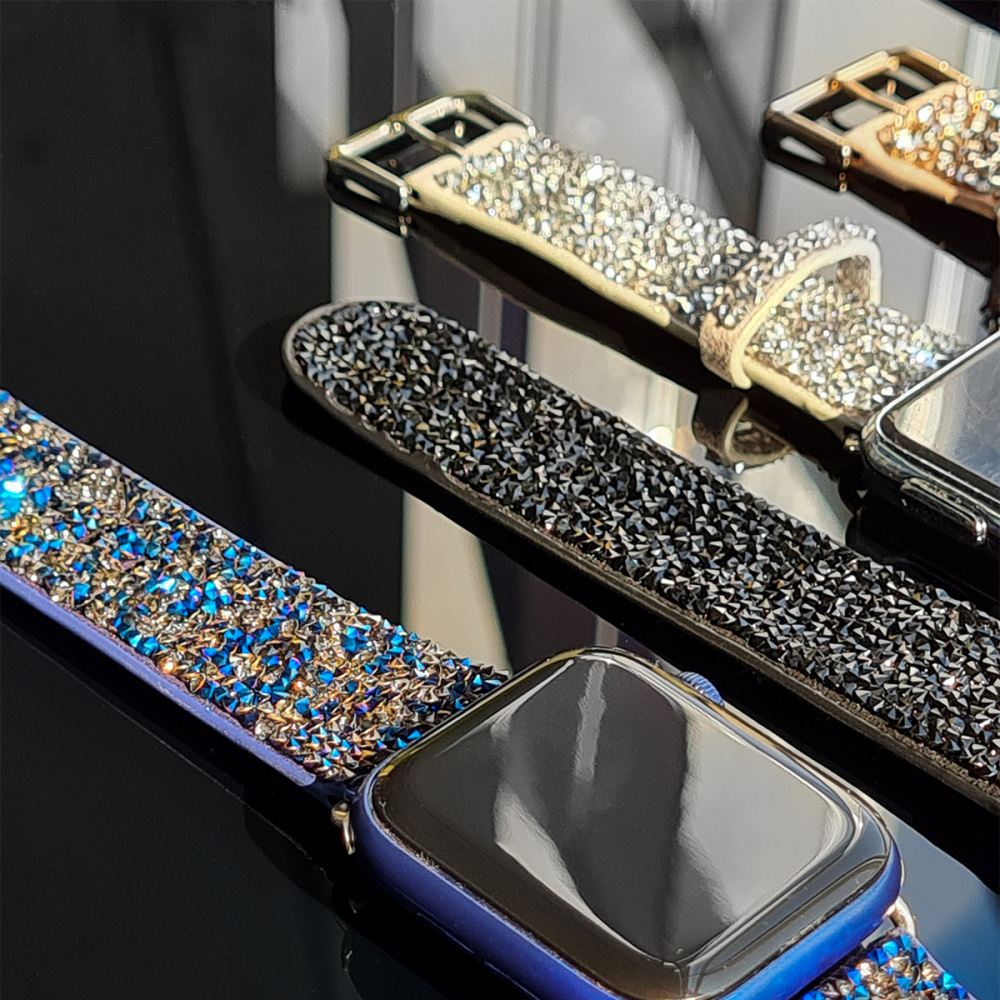 Strap for Apple Watch Bling World Grainy Diamonds 42 mm/44 mm - фото 4