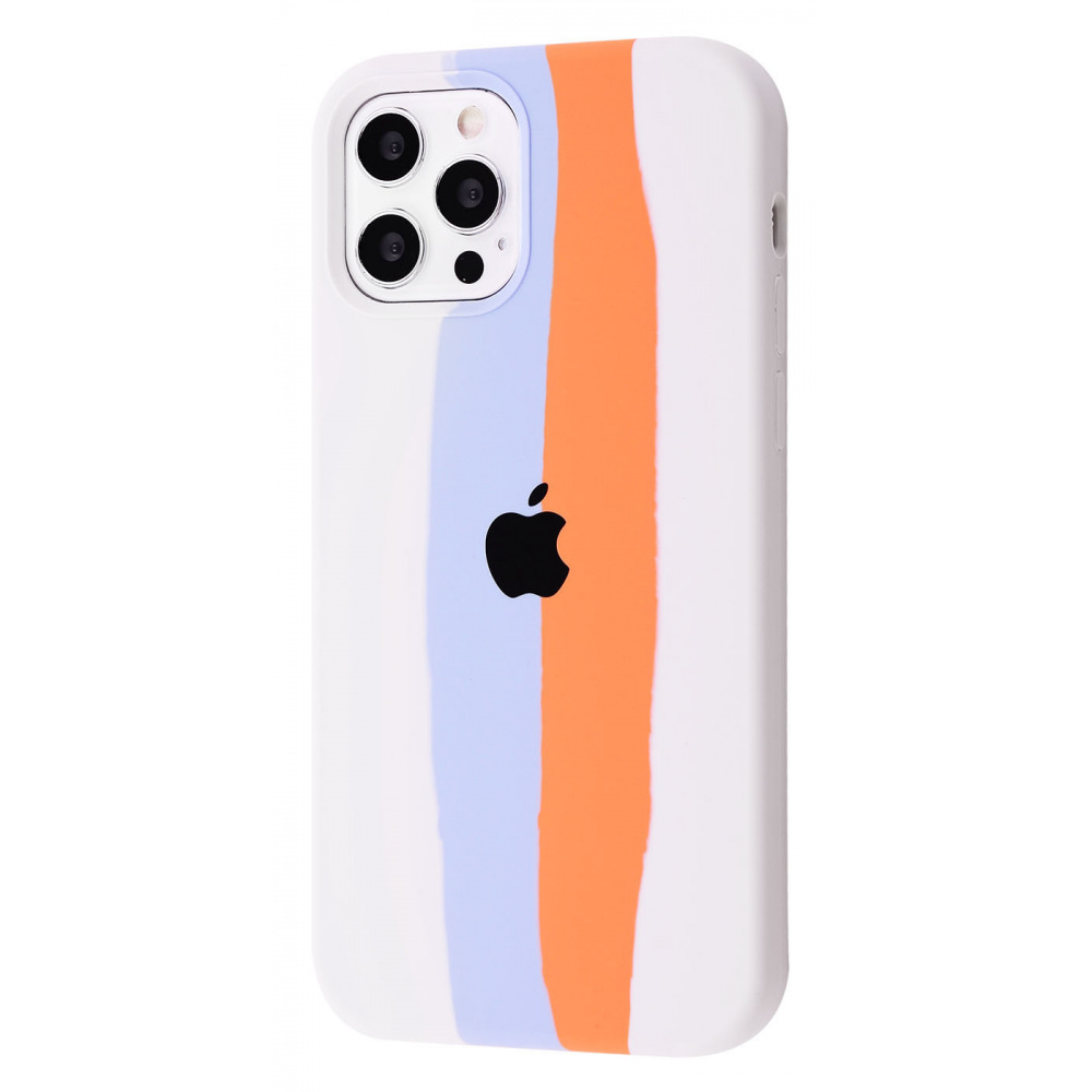 Rainbow Silicone Case iPhone 12/12 Pro - фото 2