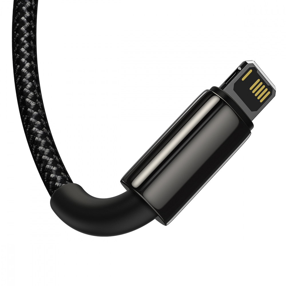 Cable Baseus Tungsten Gold One-for-three Fast Charging Data 3-in-1 (Micro USB+Lightning+Type-C) 3.5 - фото 2