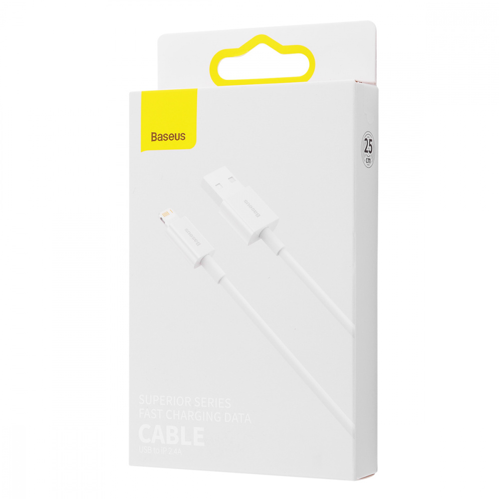 Cable Baseus Superior Series Fast Charging Lightning 2.4A (0.25m) - фото 1