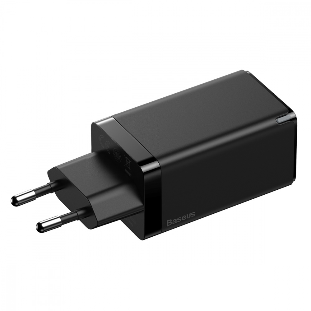 Wall Charger Baseus GaN2 Quick Charger 65W (2 Type-C + 1 USB) - фото 2