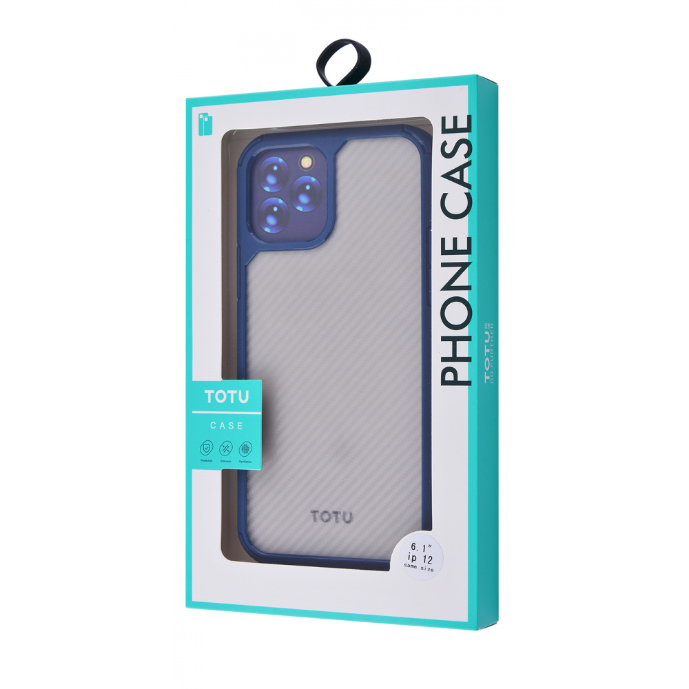 TOTU Carbon Anti-Fall Case (PC+TPU) iPhone 12/12 Pro