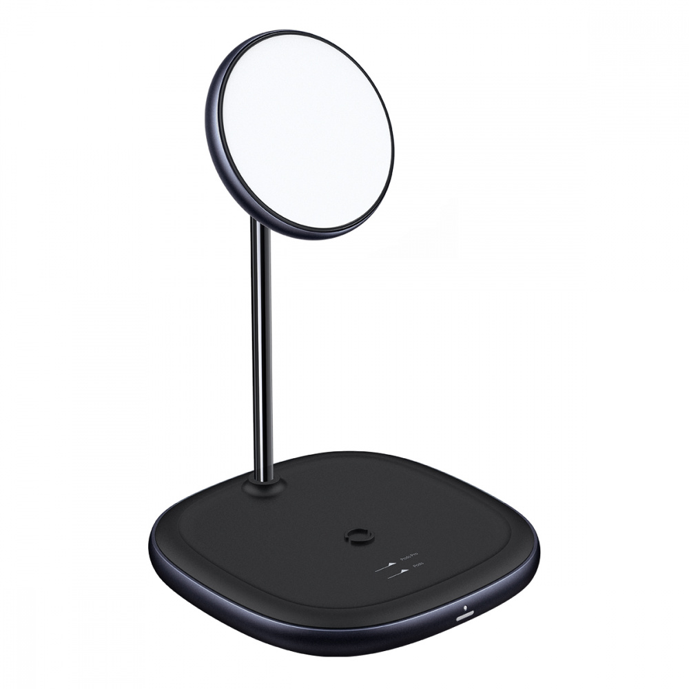 Wireless charger Baseus Swan 2in1 Magnetic 20W with Power Adapter + Cable Type-C 3A - фото 2