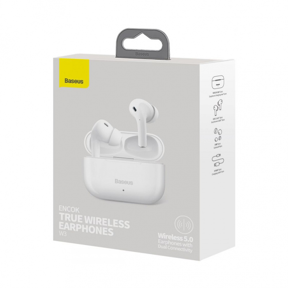 Wireless Earphones Baseus Encok TWS W3 - фото 1