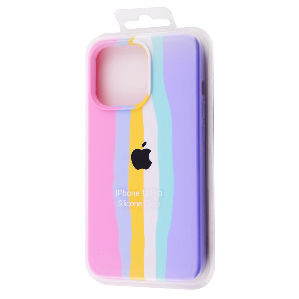 Rainbow Silicone Case iPhone 13 Pro