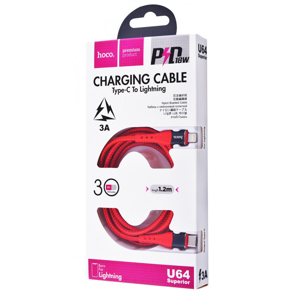 Cable Hoco U64 Superior PD Type-C to Lightning (1.2m)