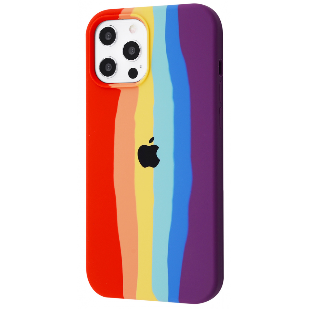 Rainbow Silicone Case iPhone 12 Pro Max - фото 8