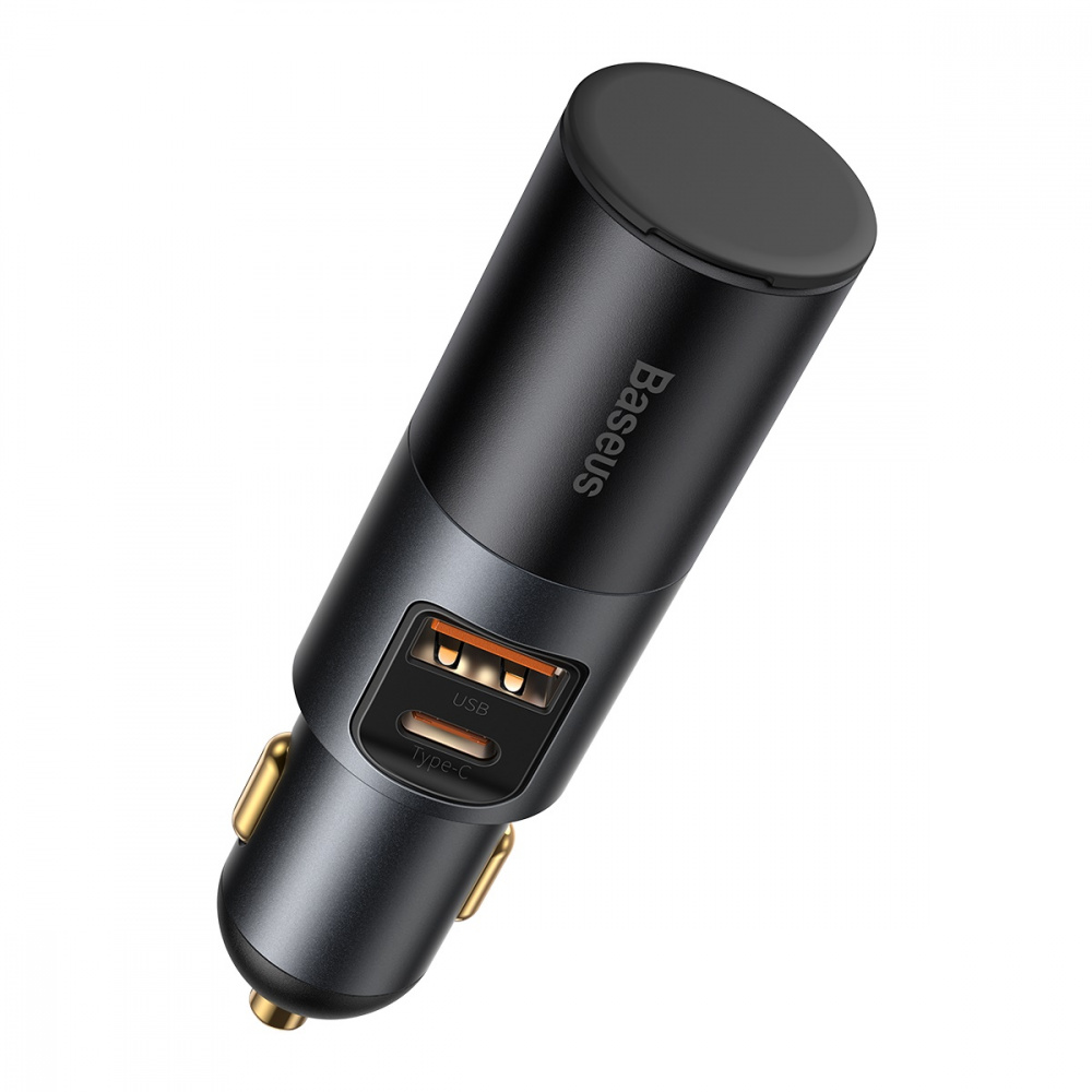 Car Charger Baseus Share Together with Cigarette Port USB + Type-C 120W - фото 5