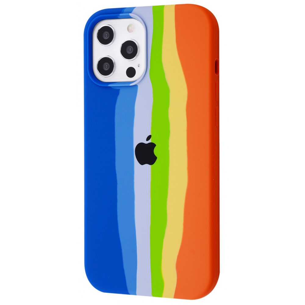 Rainbow Silicone Case iPhone 12 Pro Max - фото 4