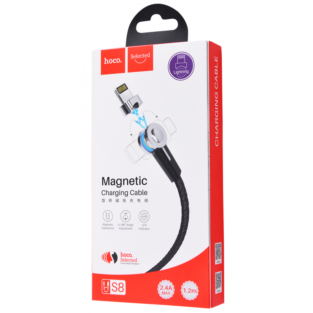 Cable Hoco S8 Magnetic Lightning (1.2m)