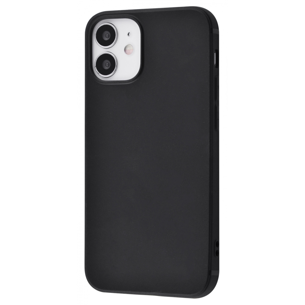 Silicone 0.5 mm Black Matt iPhone 12 mini