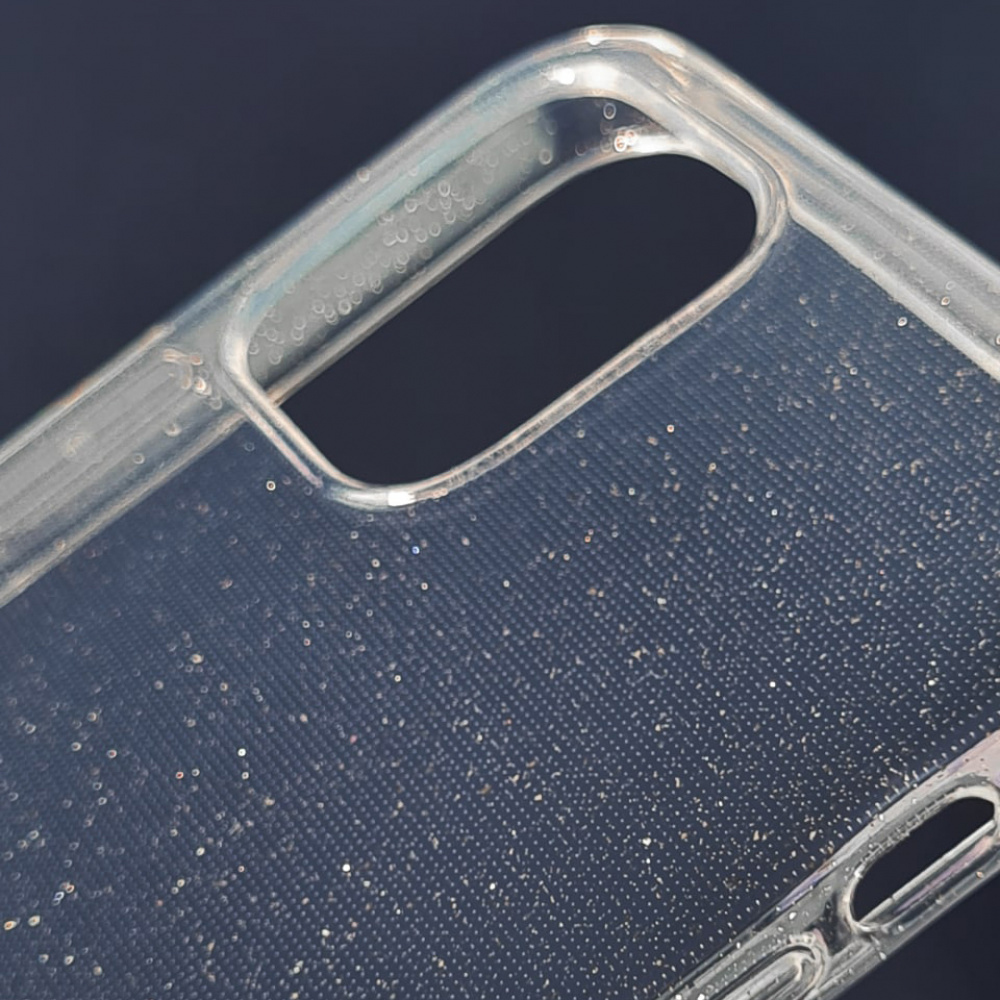 High quality silicone with sparkles 360 protect iPhone 11 Pro - фото 1