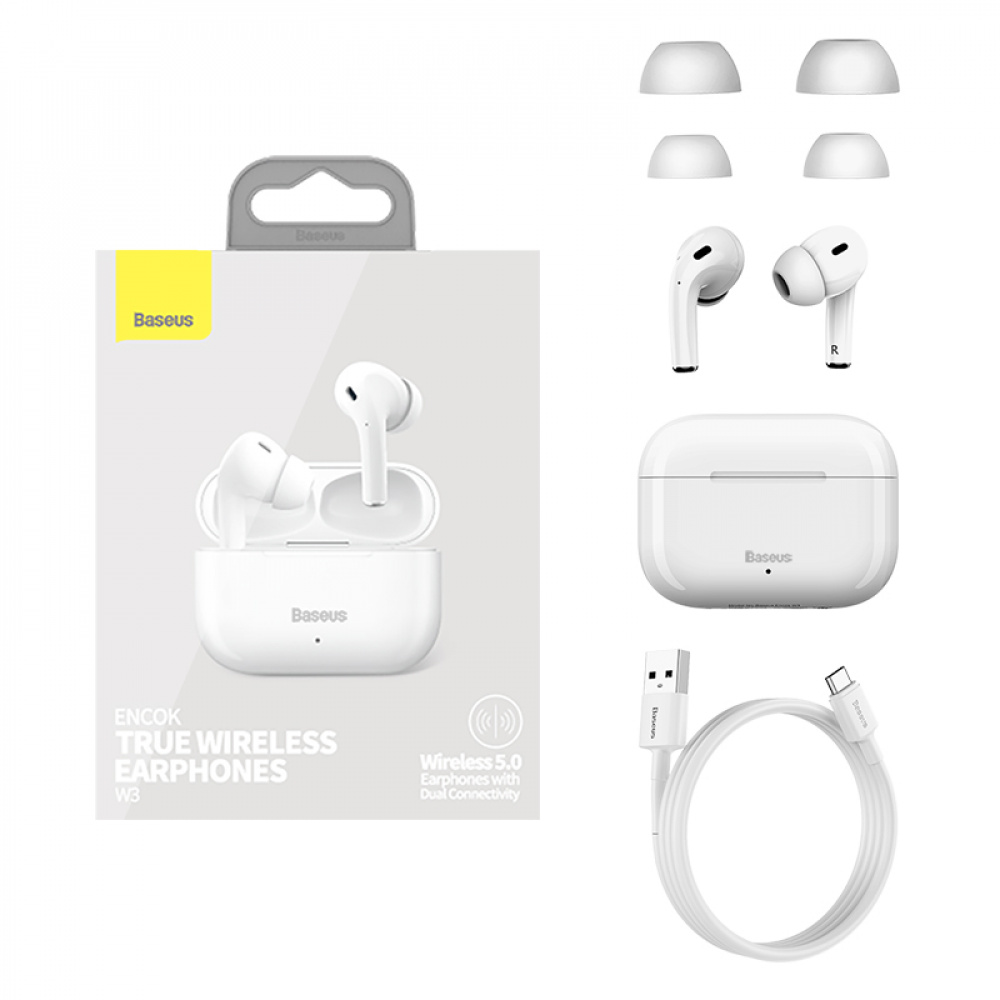 Wireless Earphones Baseus Encok TWS W3 - фото 7