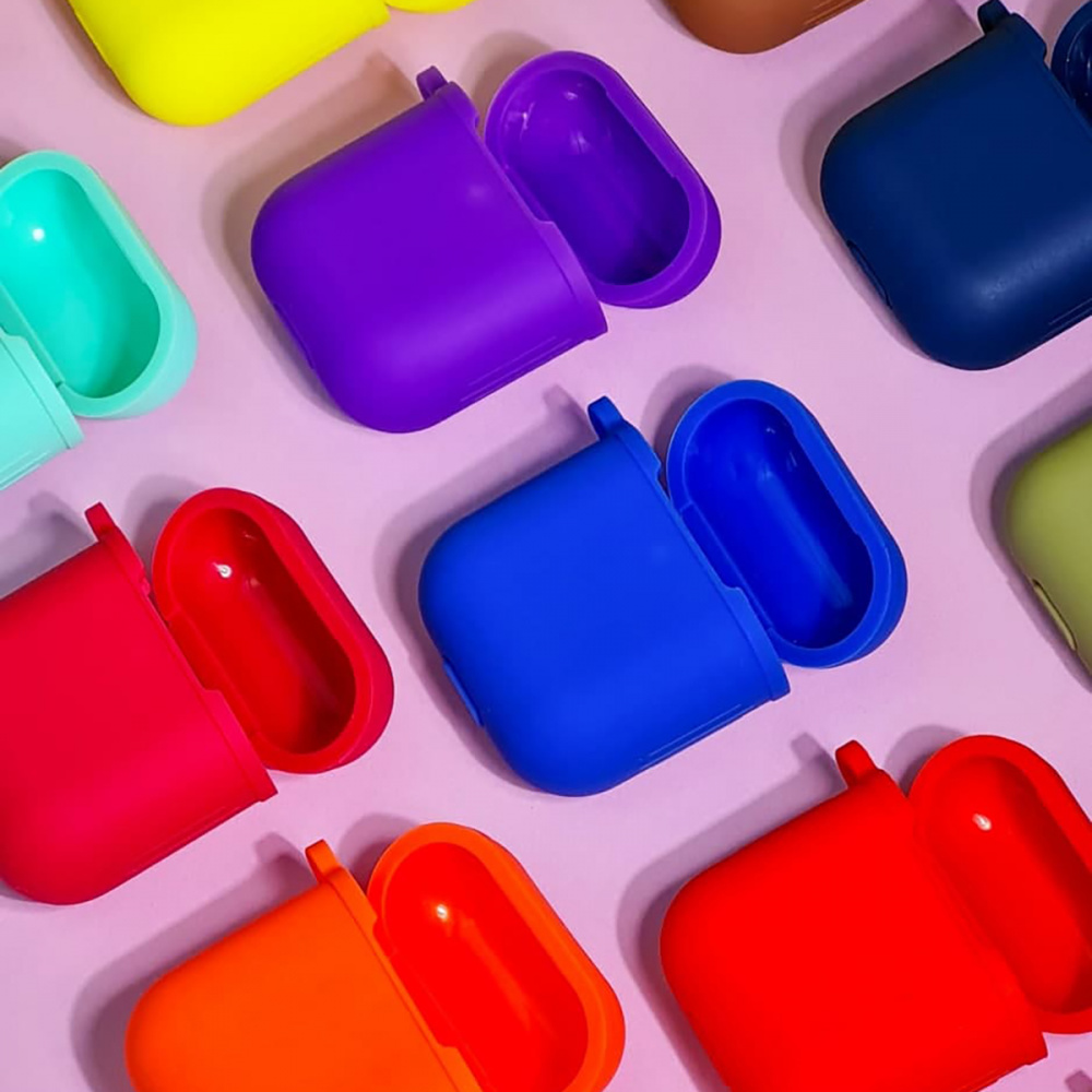 Silicone Shock-proof case for Airpods 1/2 - фото 20