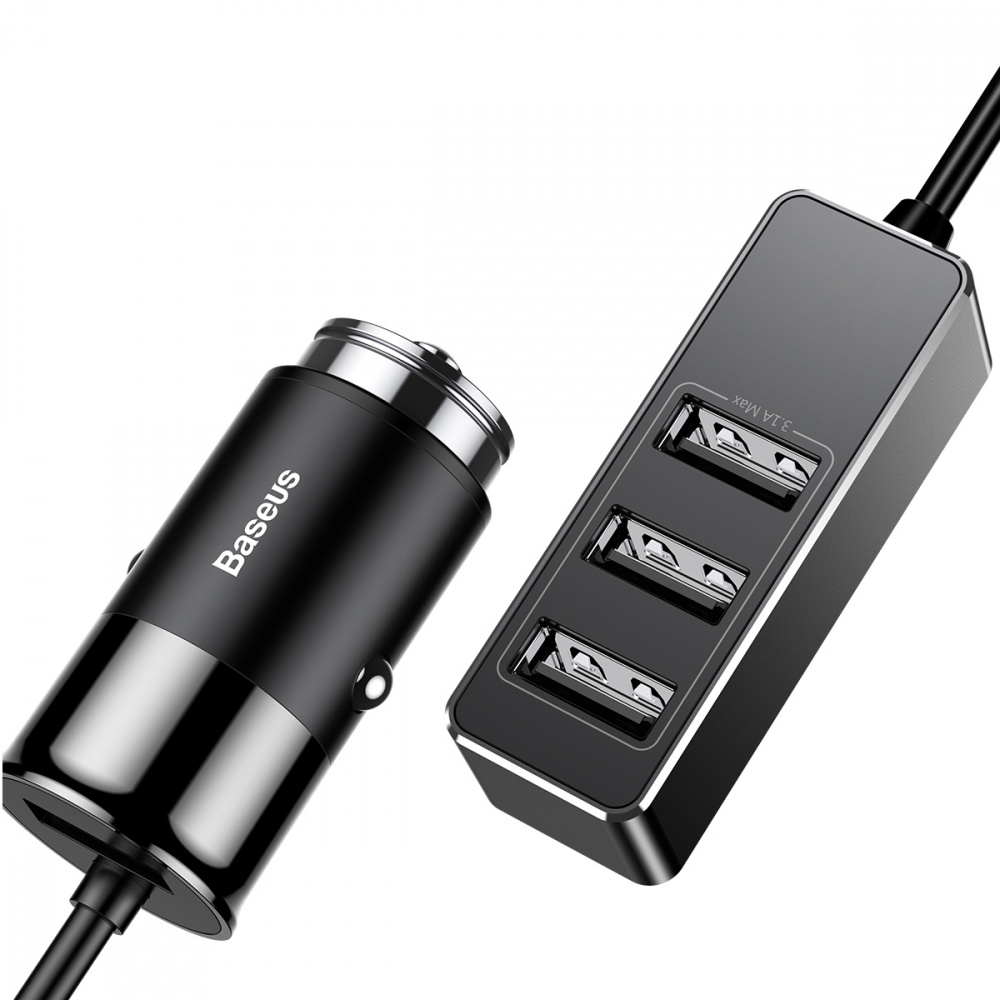 Car Charger Baseus Enjoy Together Four Interfaces 5.5A 4USB - фото 5